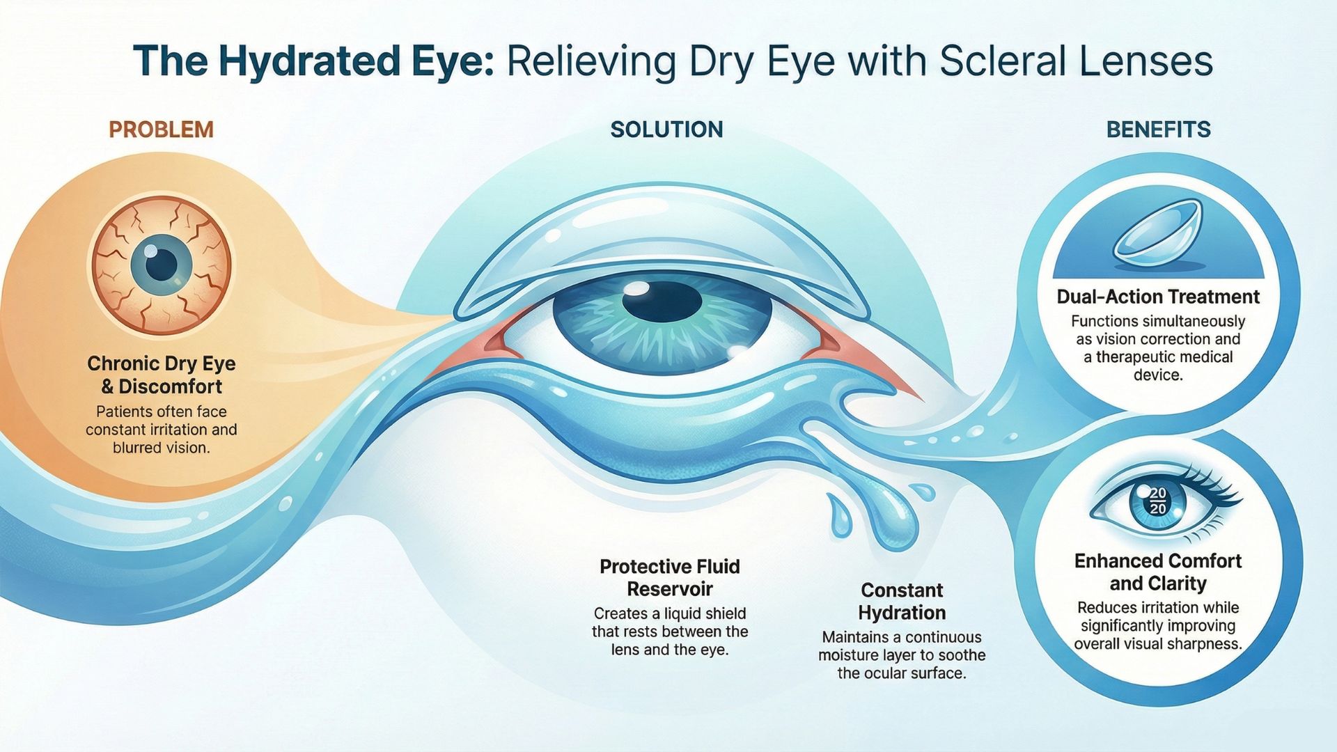 The Hydrating Eye: Relieving Dry Eye with Scleral Lenses